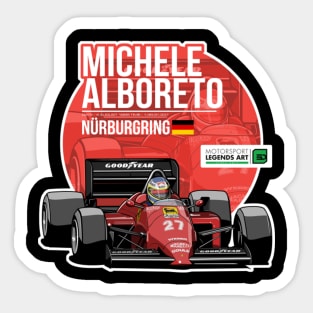 Michele Alboreto 1985 Nürburgring Sticker